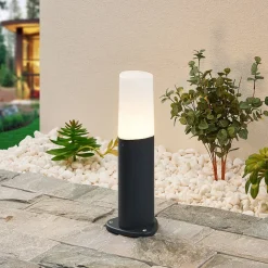 Lucande Obbie sokkellampe, højde 30 cm