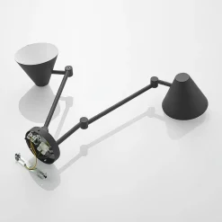 Lucande Phina loftlampe i sort, 2 lyskilder
