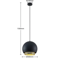 Lucande Sivanel hængelampe, 1 lyskilde, 30 cm