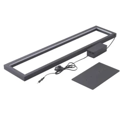 Lucande Smart LED-gulvlampe Tjado, RGB, CCT, fjernbetjening