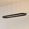 Lucande Smart LED-hængelampe Melinay, sort, CCT, Tuya