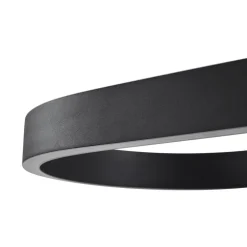 Lucande Smart LED-hængelampe Melinay, sort, CCT, Tuya