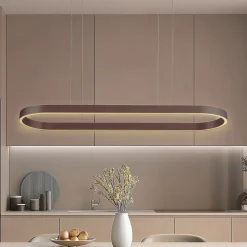 Lucande Smart LED-hængelampe Melinay, kaffe, CCT, Tuya
