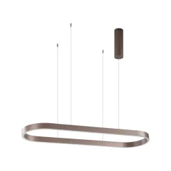 Lucande Smart LED-hængelampe Melinay, kaffe, CCT, Tuya