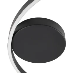 Lucande Smart LED-loftlampe Moise, sort, CCT, Tuya