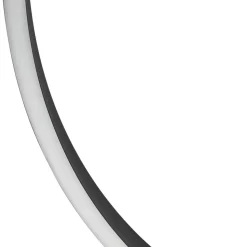 Lucande Smart LED-loftlampe Moise, sort, CCT, Tuya