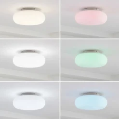 Lucande Smart LED-loftslampe Bolti, hvid, RGBW, CCT, Tuya