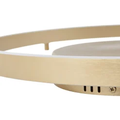 Lucande Smart LED-loftslampe Moise, guld, CCT, Tuya