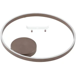 Lucande Smart LED-loftslampe Moise, kaffe, CCT, Tuya