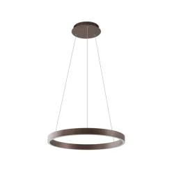 Lucande Smart LED-pendel Yonam, kaffe, 1-lys, Tuya