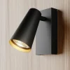 Lucande spotlight Angelina, sort/guld, metal, 1 lyskilde.