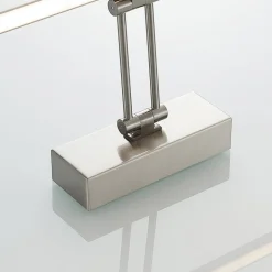 Lucande Thibaud LED-gallerilampe, nikkel, 51,4 cm