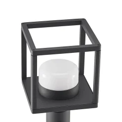 Lucande Timio vejlampe, 85 cm, bevægelsessensor, GX53, IP44