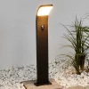 Lucande Timm LED-vejlampe, sensor, 60 cm, antracit, IP54