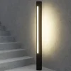 Lucande Tomas LED-vejlampe, 75 cm, mørkegrå, IP54