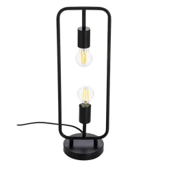 Lucande Tornike bordlampe, 2 lyskilder, jern