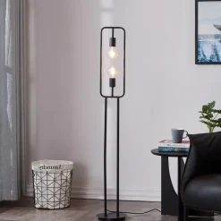 Lucande Tornike gulvlampe, 2 lyskilder, jern