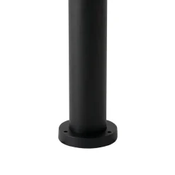 Lucande udendørslampe Siveta, 240 cm, 3 lyskilder, sort, E27, IP65