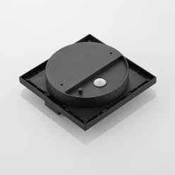 Lucande udendørs LED-væglampe Gylfi, 20 cm, antracit, aluminium
