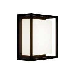 Lucande udendørs LED-væglampe Ilirian, antracit, aluminium, 25 cm