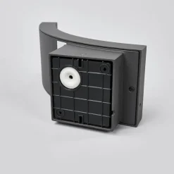 Lucande udendørs LED-væglampe Juvia, 19 cm, antracit, IP54