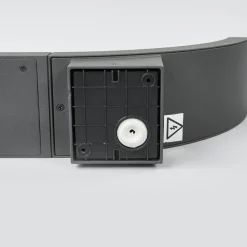 Lucande udendørs LED-væglampe Juvia, sensor, 27 cm, grå, IP54