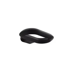 Lucande udendørs LED-væglampe LOOP, sort, IP44, metal