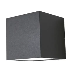 Lucande udendørs LED-væglampe Merjem, 12 cm, ned, IP54