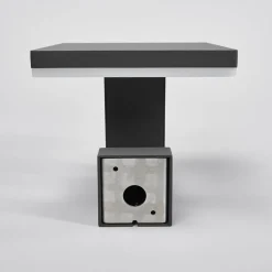 Lucande udendørs LED-væglampe Olesia, 15 cm, sensor, IP54