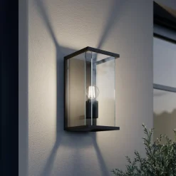 Lucande udendørs væglampe Annalea, 30 cm, 1 lyskilde, IP54
