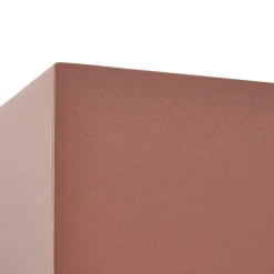 Lucande udendørs væglampe Bente, rustfarvet, bredde 25 cm, IP54