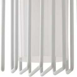Lucande udendørs væglampe Chandan, 42 cm, hvid, metal, IP54