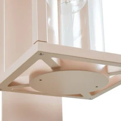 Lucande udendørs væglampe Ferda, sensor, pendel, beige, IP44