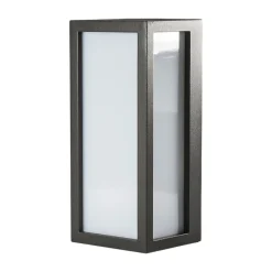 Lucande udendørs væglampe Tame, antracit, metal, 25 cm