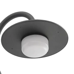 Lucande udendørs væglampe Zamalino, 31 cm, antracit, sensor