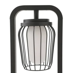 Lucande vejlampe Chandan, 90 cm, antracit, aluminium