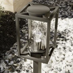 Lucande vejlampe Ferda, 60 cm, antracit, IP44