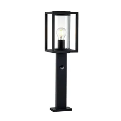 Lucande vejlampe Ferda, 60 cm, sensor, antracit, IP44
