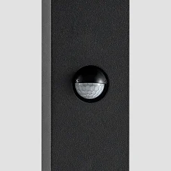 Lucande vejlampe Ferda, 100 cm, sensor, antracit, IP44