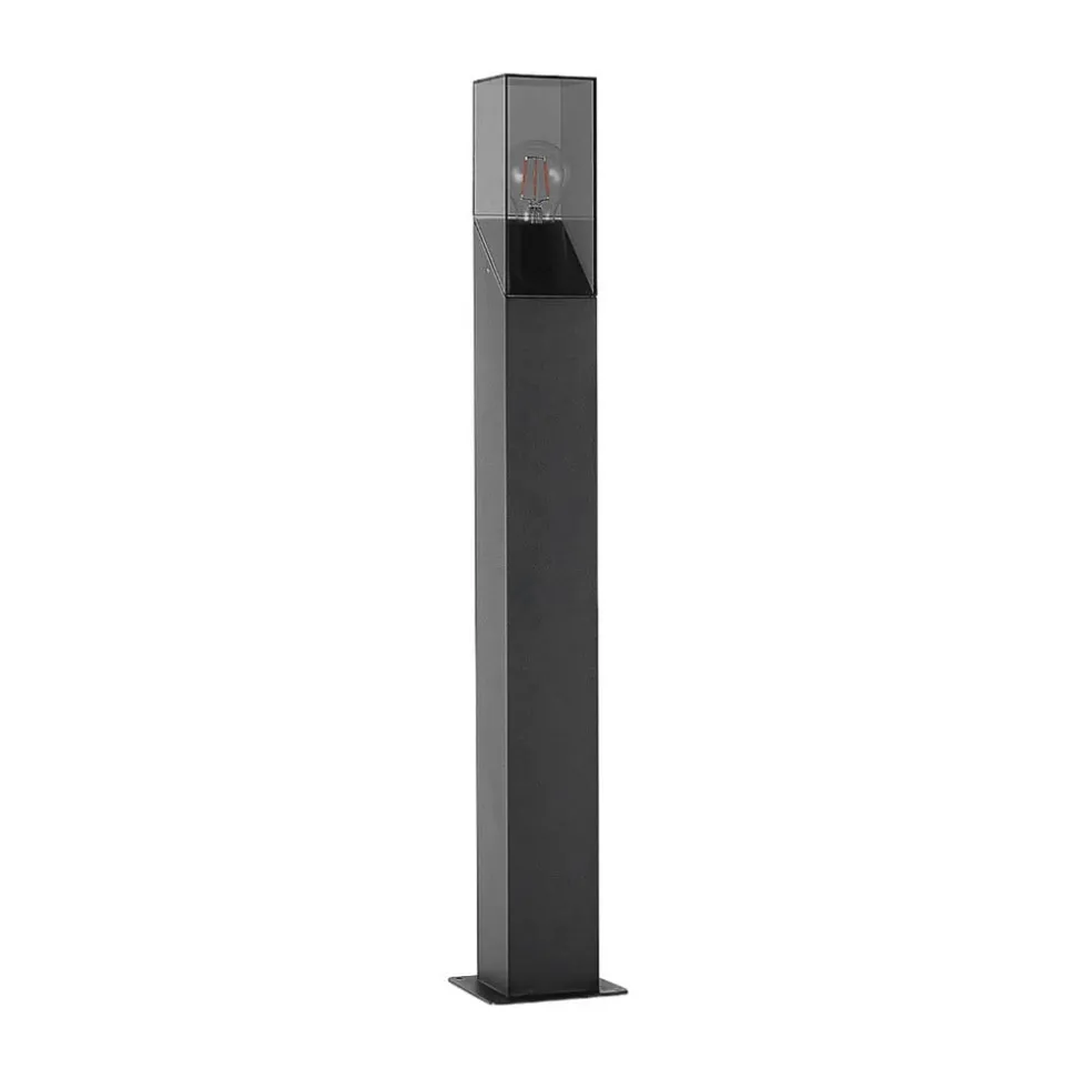 Lucande vejlampe Fiola, 80 cm, antracit, IP54