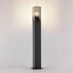 Lucande vejlampe Fiola, 80 cm, antracit, IP54