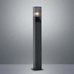 Lucande vejlampe Fiola, 80 cm, antracit, IP54