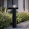 Lucande vejlampe Keke, højde 70 cm, antracit, aluminium