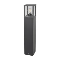 Lucande vejlampe Klemens, 65 cm, antracit, metal, E27