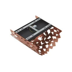 Lucande væglampe Aeloria, kobber, jern, 32,5 cm, E27