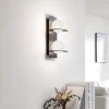 Lucande væglampe Kulka, 2 lyskilder, sort, glas, G9