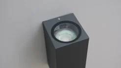 Lucande vægspot Lavina, 17 cm, antracit, GU10, 2 lyskilder.
