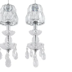 Lucande Yasanie LED-pendellampe, 5 lyskilder, rund