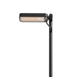 Luceplan LED-vejlampe Flia, 120 cm høj, sort, plast