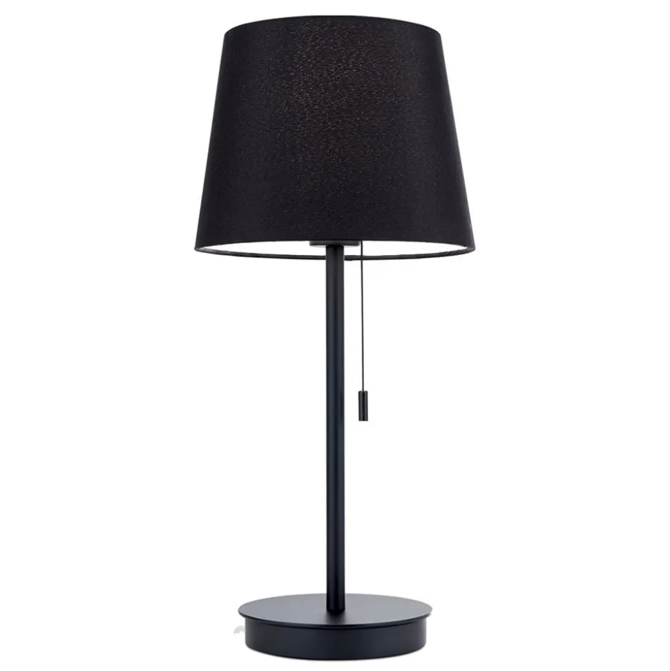 Ludwig bordlampe med USB-port, sort